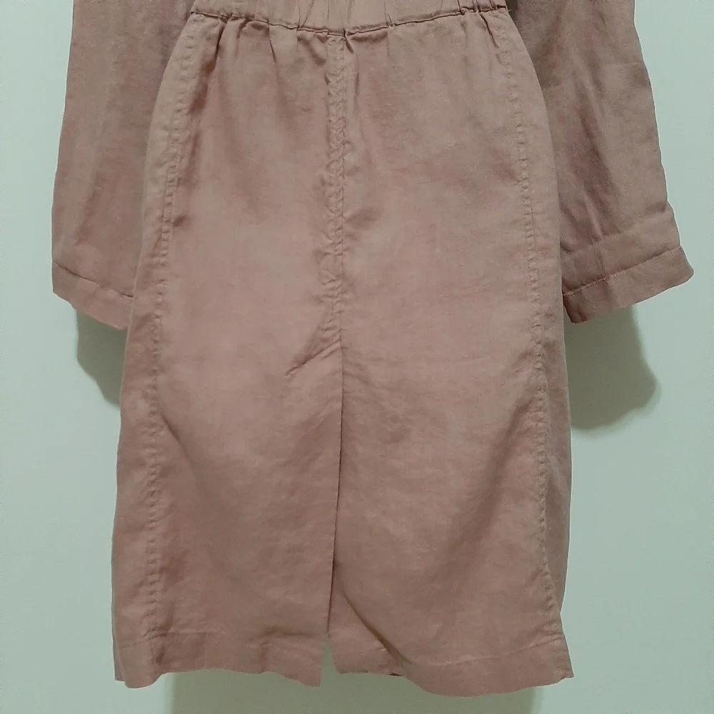 Catherine Malandrino Long Linen Cardigan Medium